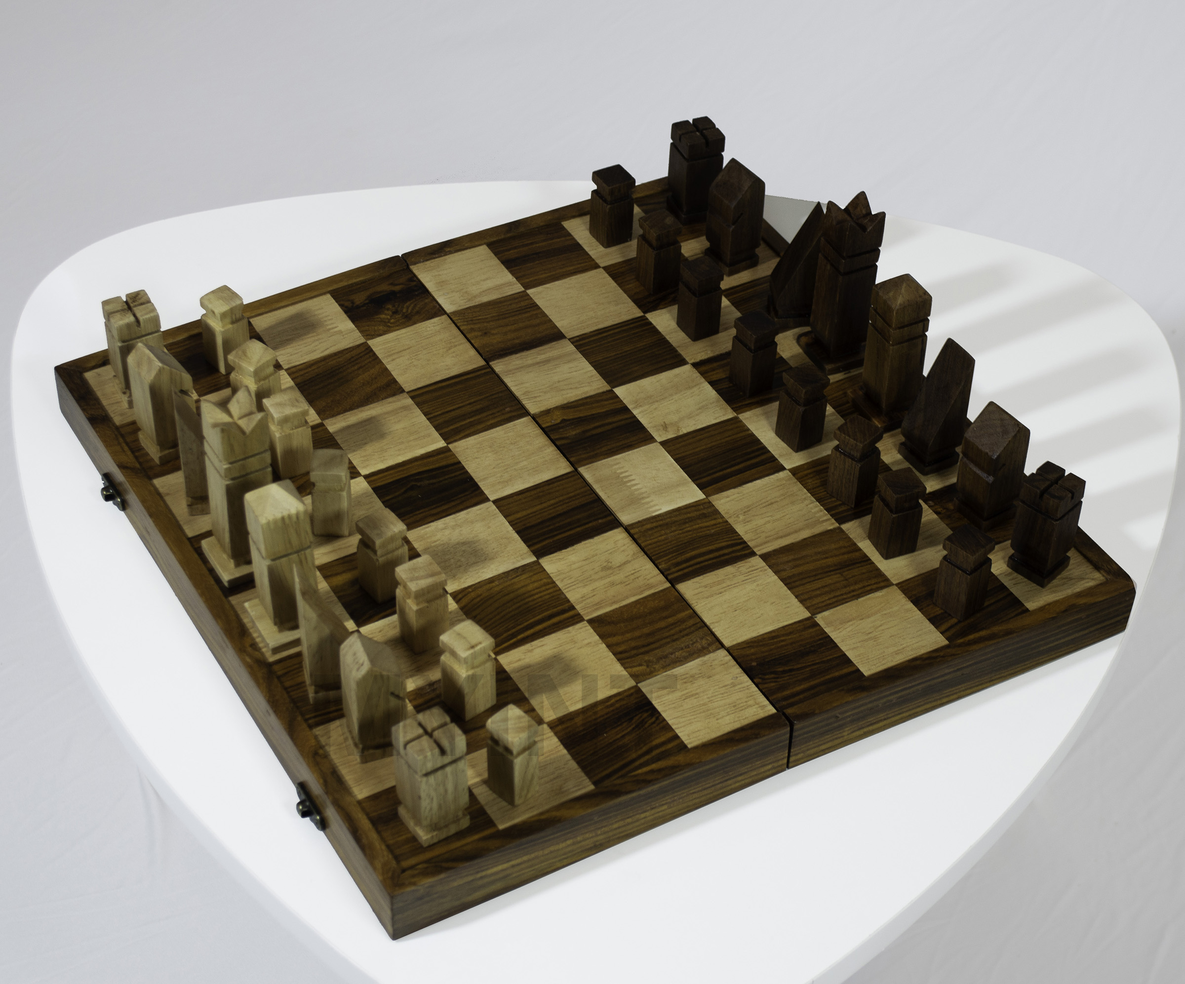 wooden chess